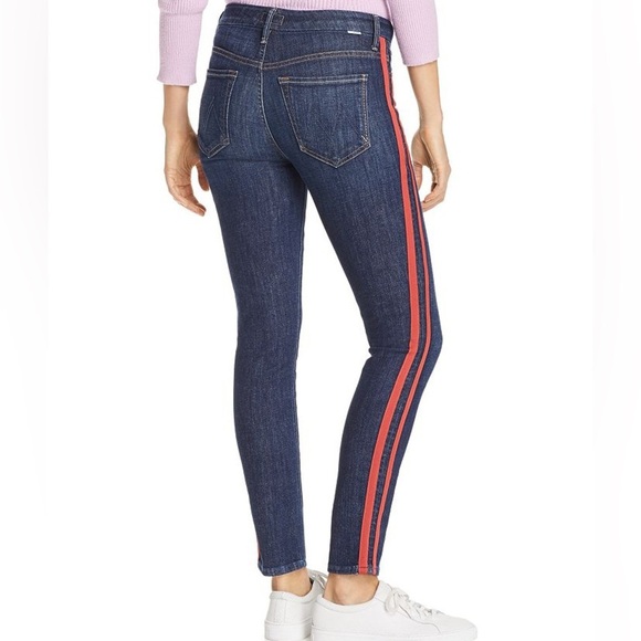 MOTHER The Looker Ankle Fray Skinny Jeans in Speed Racer - Picture 1 of 8